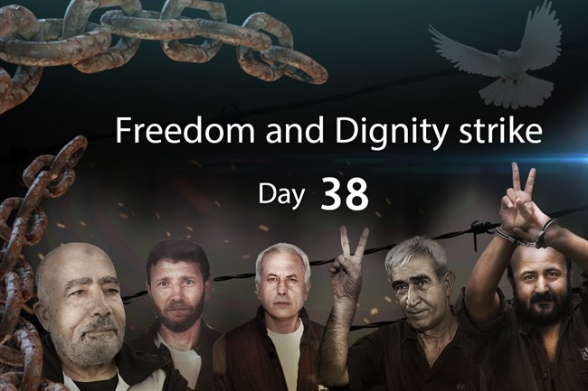 38th of hunger strike